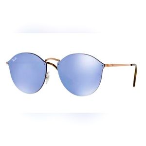 RAY-BAN RB3574N BLAZE ROUND SUNGLASSES